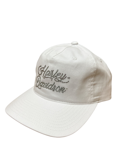 White Bling Hat