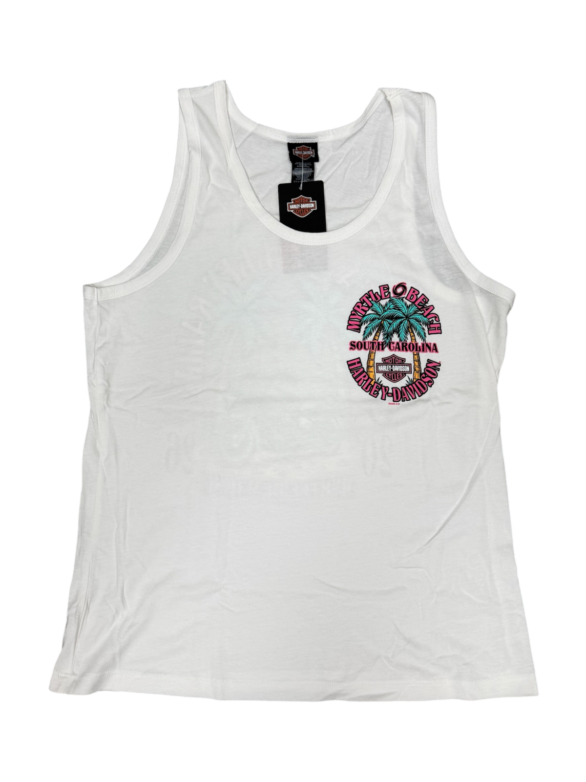 26 Ladies Fall Bike Week Tank - White