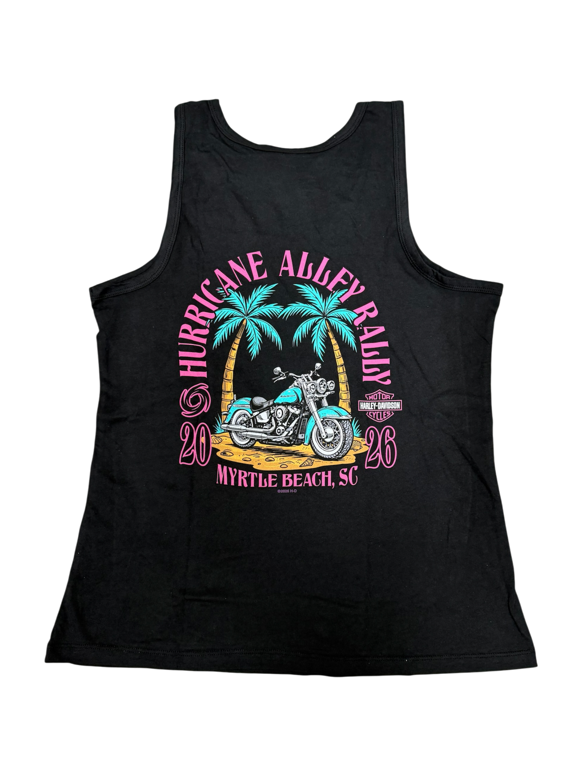 26 Ladies Fall Bike Week Tank - Black