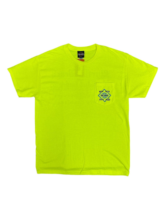 Neon Yellow Pocket Tee