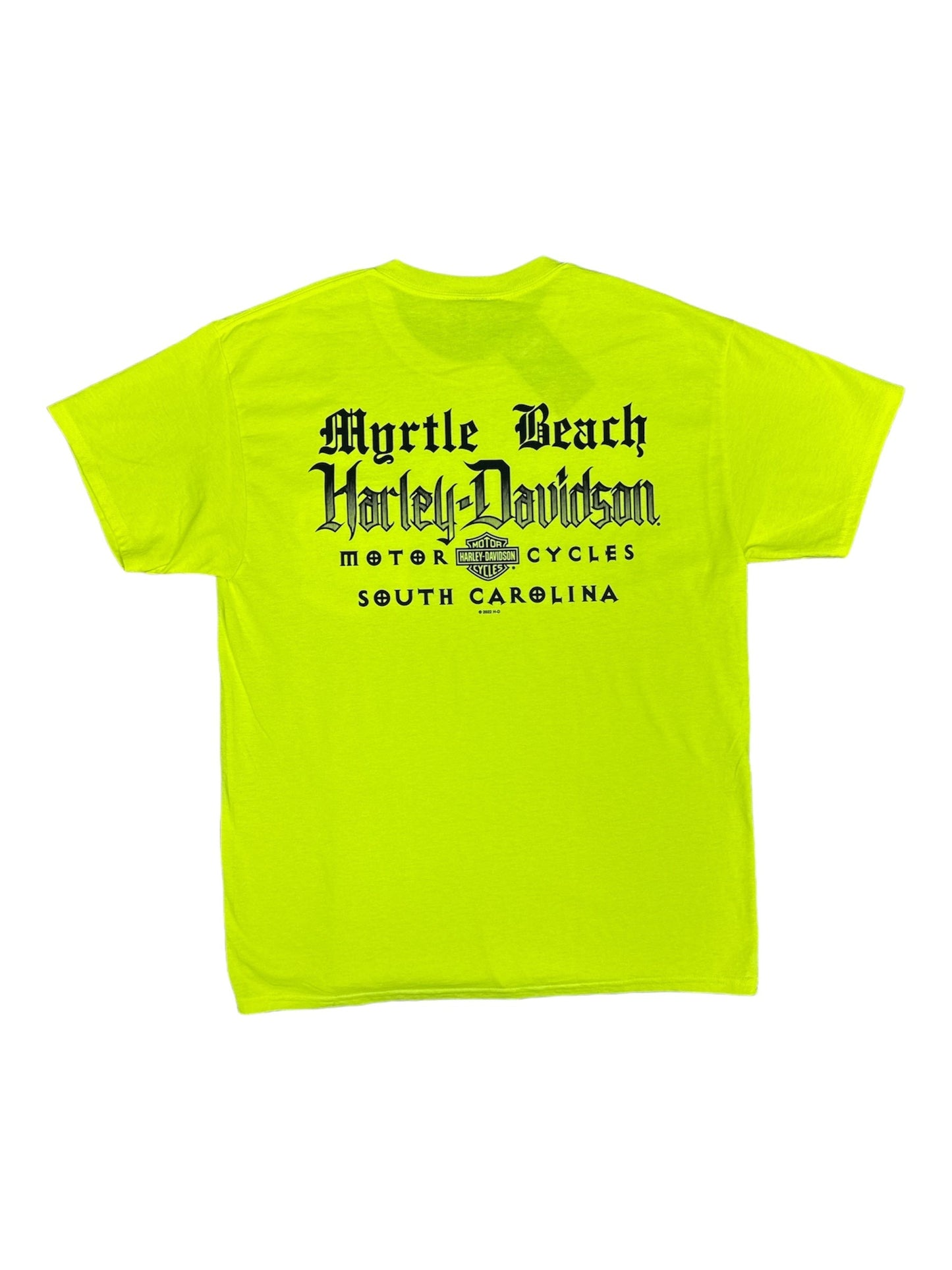 Neon Yellow Pocket Tee