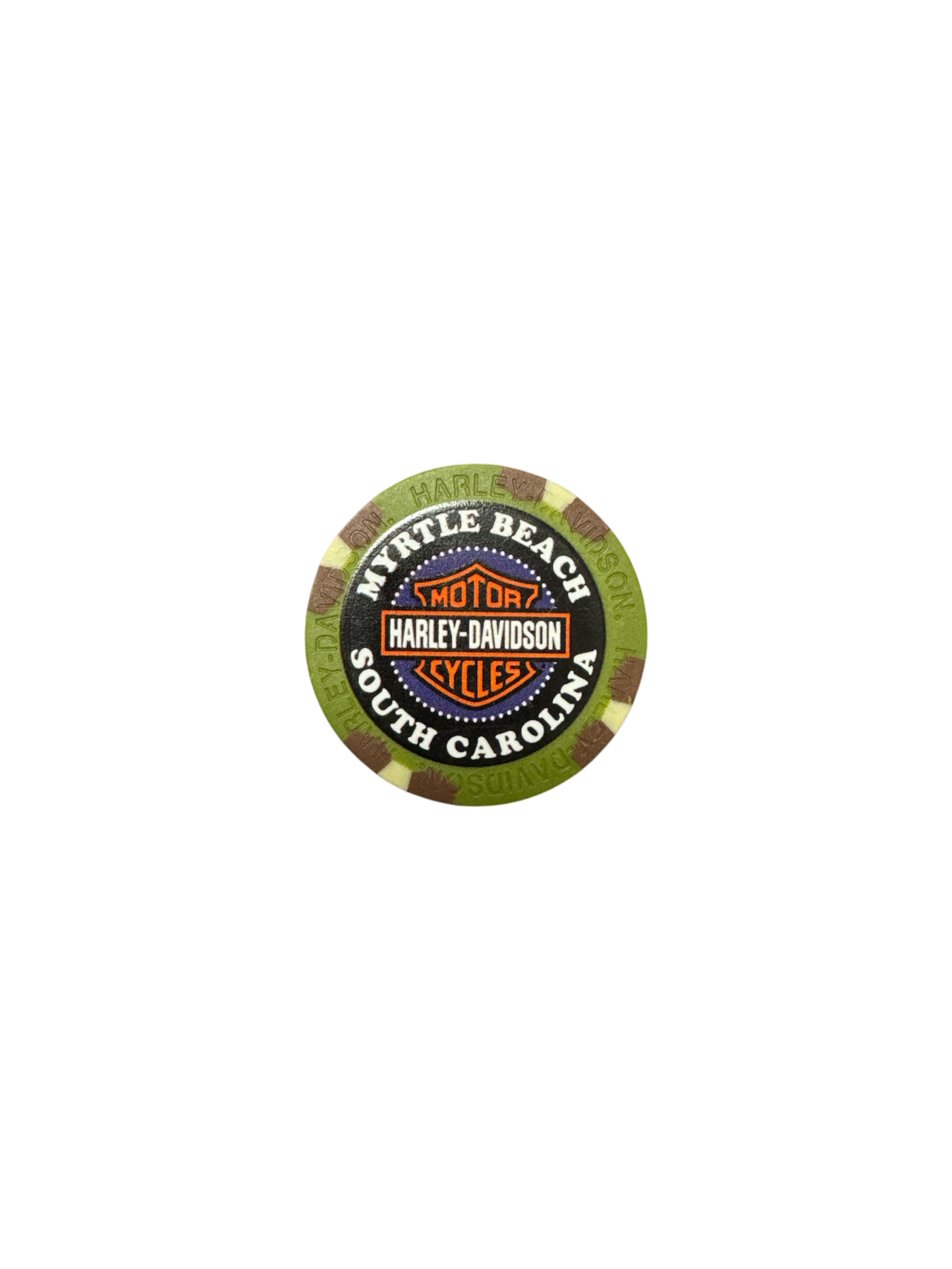 Myrtle Beach Harley-Davidson Full Color Poker Chip