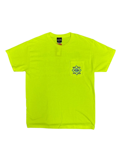 Neon Yellow Pocket Tee