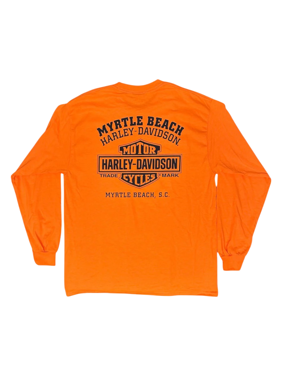 Safety Orange Long Sleeve Tee