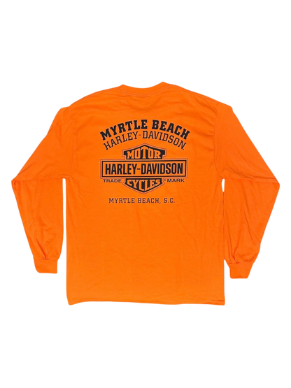 Safety Orange Long Sleeve Tee