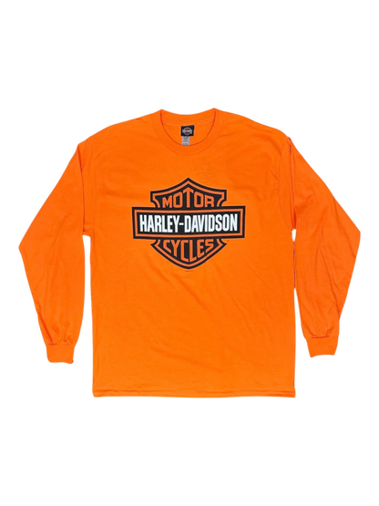 Safety Orange Long Sleeve Tee