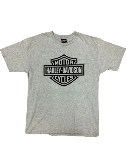 Grey H-D B&S Pocket Tee