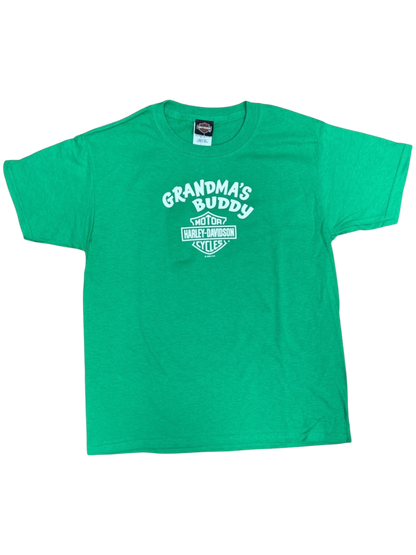 Grandma's Buddy Kids Green Tee