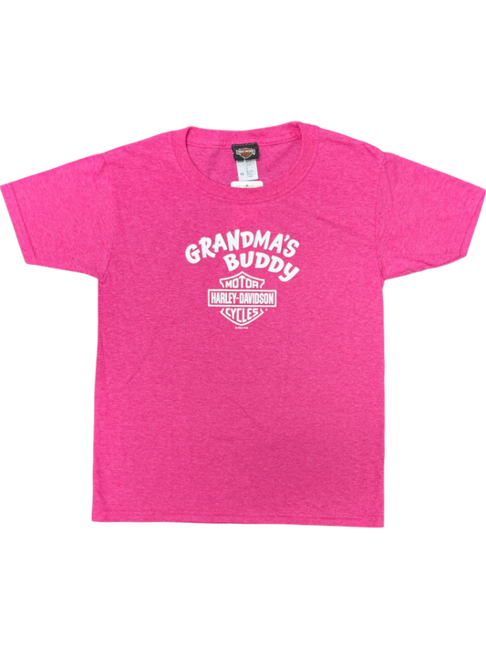 Grandma's Buddy Kids Pink Tee