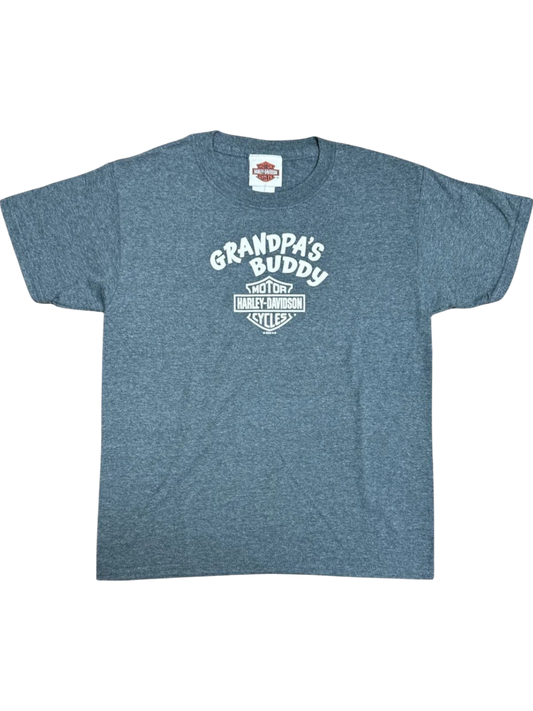 Grandpa's Buddy Kids Grey Tee