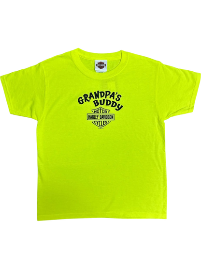 Grandpa's Buddy Kids Neon Tee