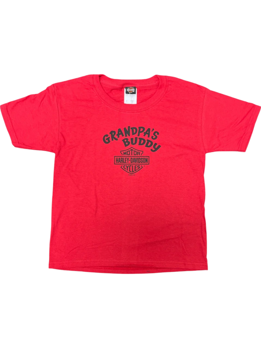 Grandpa's Buddy Kids Red Tee