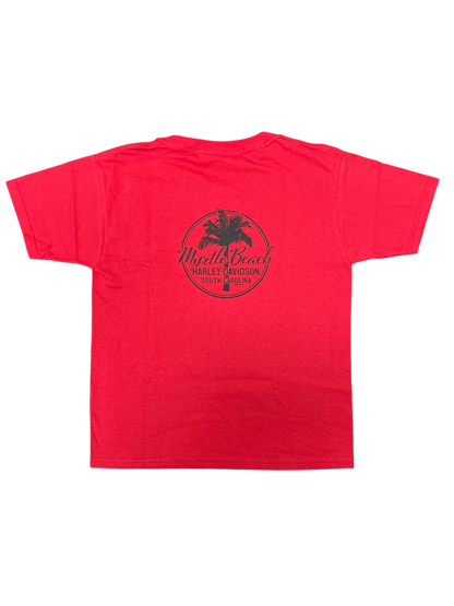 Grandpa's Buddy Kids Red Tee