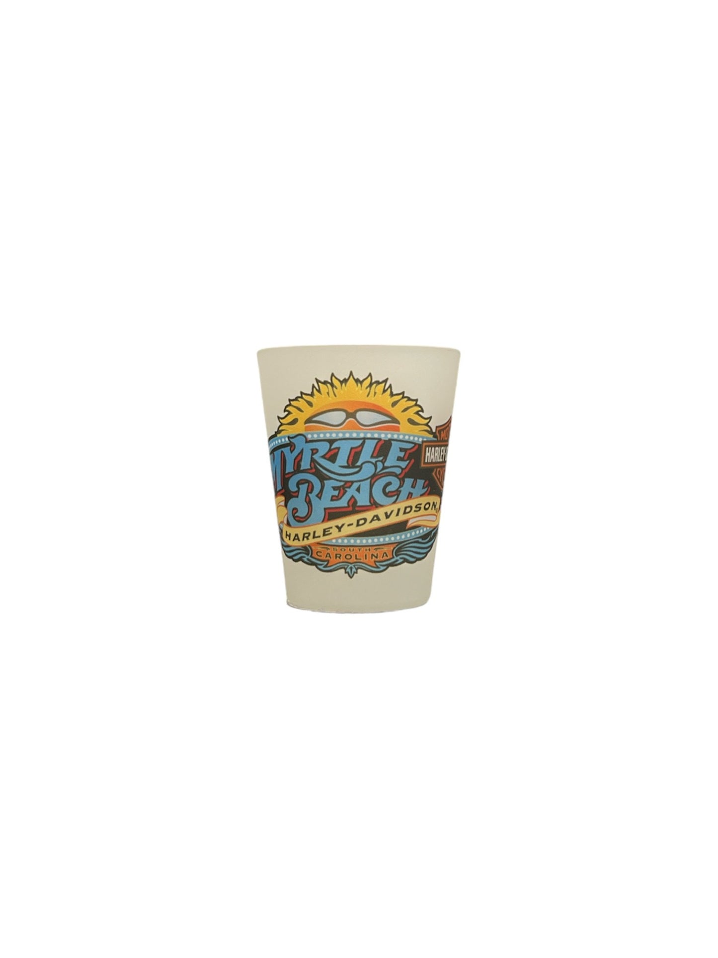 Sun Logo Short Shot Glass