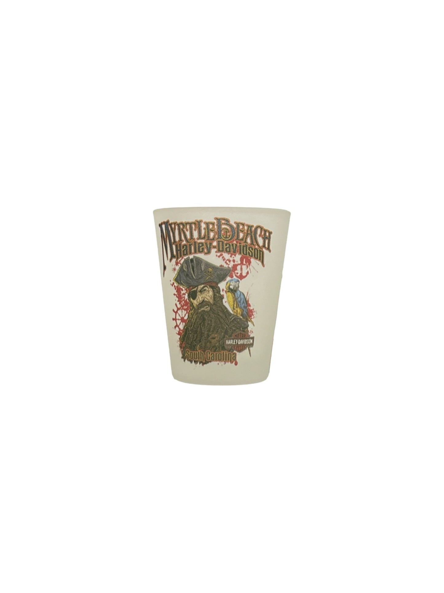 Pirate Logo Short Shot Glass