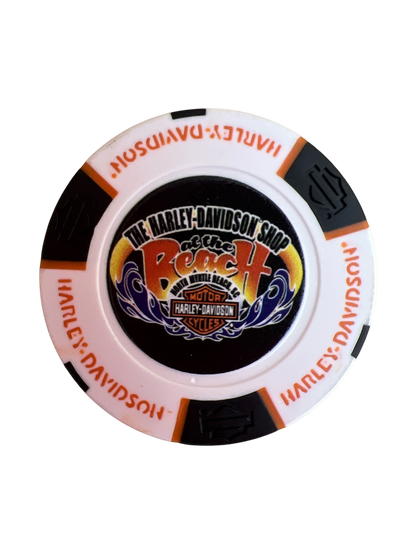 The Harley-Davidson Shop at the Beach Poker Chip