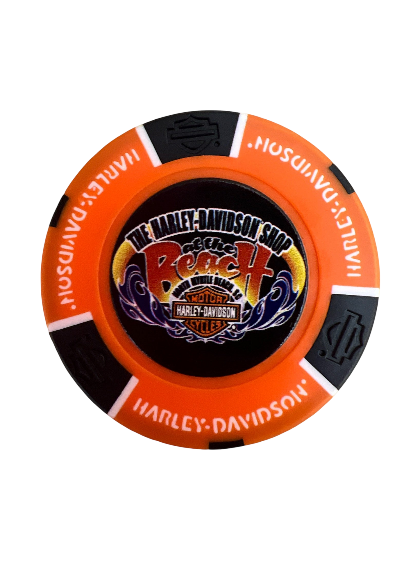 The Harley-Davidson Shop at the Beach Poker Chip