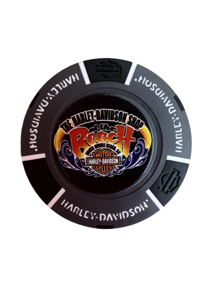 The Harley-Davidson Shop at the Beach Poker Chip