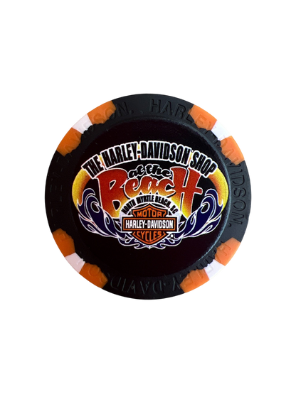 The Harley-Davidson Shop at the Beach Poker Chip