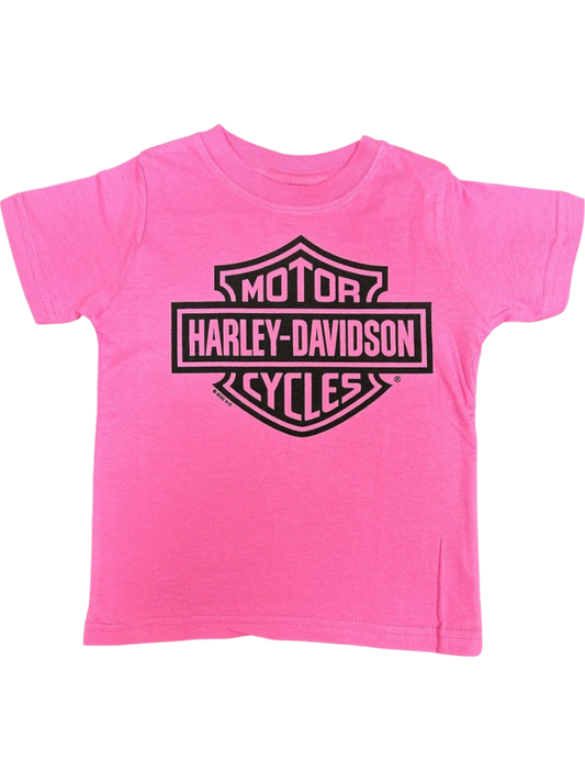 Pink and Black B&S Kids Tee