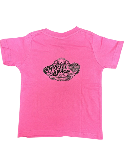 Pink and Black B&S Kids Tee