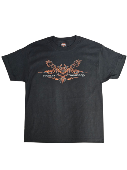 Pin-Stripe Skull Tee